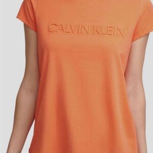 Calvin Klein Vibrant Orange Short Sleeve Tee